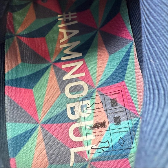 NoBull Navy Prism Trainers shoes sneakers Workout lifting gym shoes Women’s 8 - Picture 10 of 15